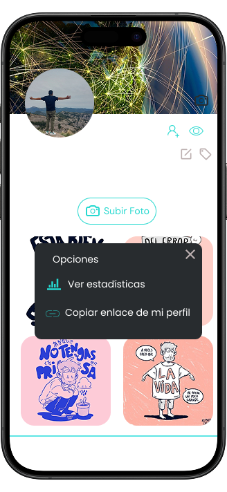 Pantalla de Perfil Widy